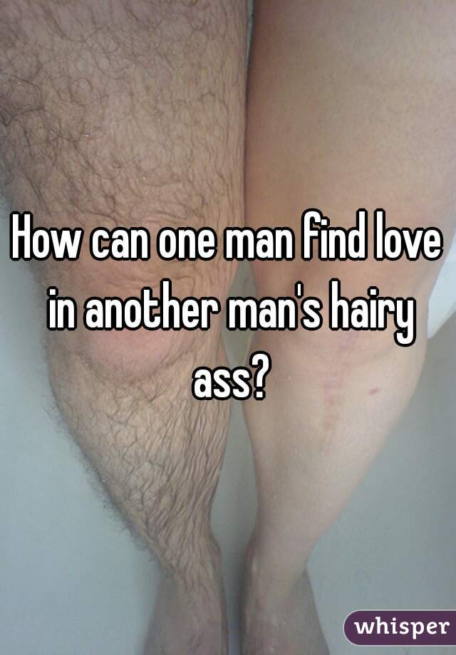 Womans Hairy Asshole